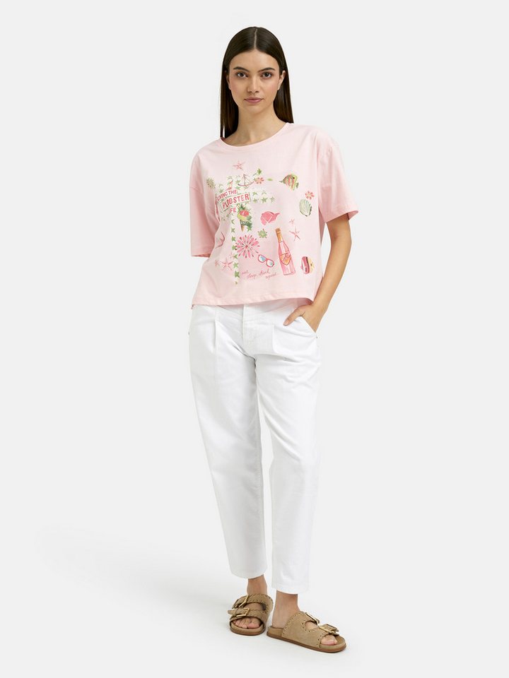 Smith & Soul Rundhalsshirt mit überschnittener Schulter – Bild 3 von 5