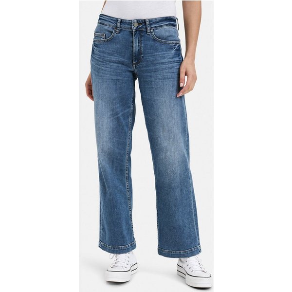 Smith & Soul Straight-Jeans Wide Leg, Mid Rise