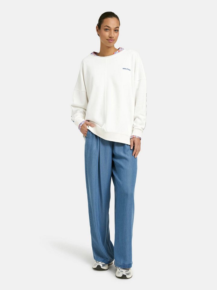 Smith & Soul Sweatshirt mit Aufnähern, oversize – Bild 4 von 4