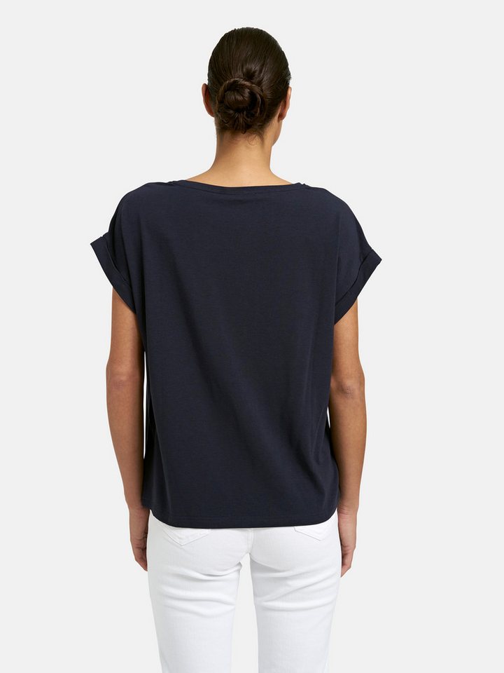 Smith & Soul T-Shirt mit Umschlagsaum, Rundhalsform – Bild 2 von 4