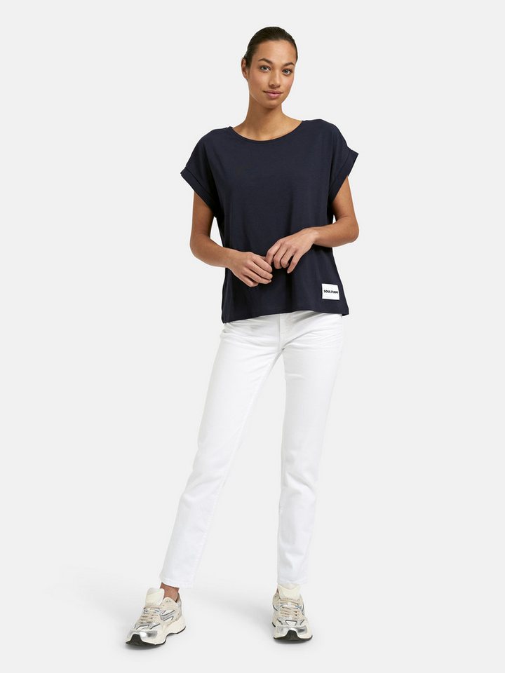 Smith & Soul T-Shirt mit Umschlagsaum, Rundhalsform – Bild 4 von 4
