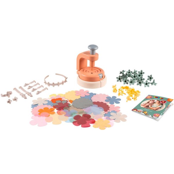 Smoby Kreativset Crea Flower Schmuck-Bastelset, Made in Europe