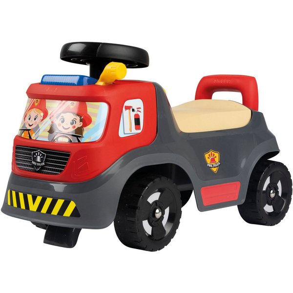Smoby Rutscherauto Feuerwehr, mit Licht und Sirene