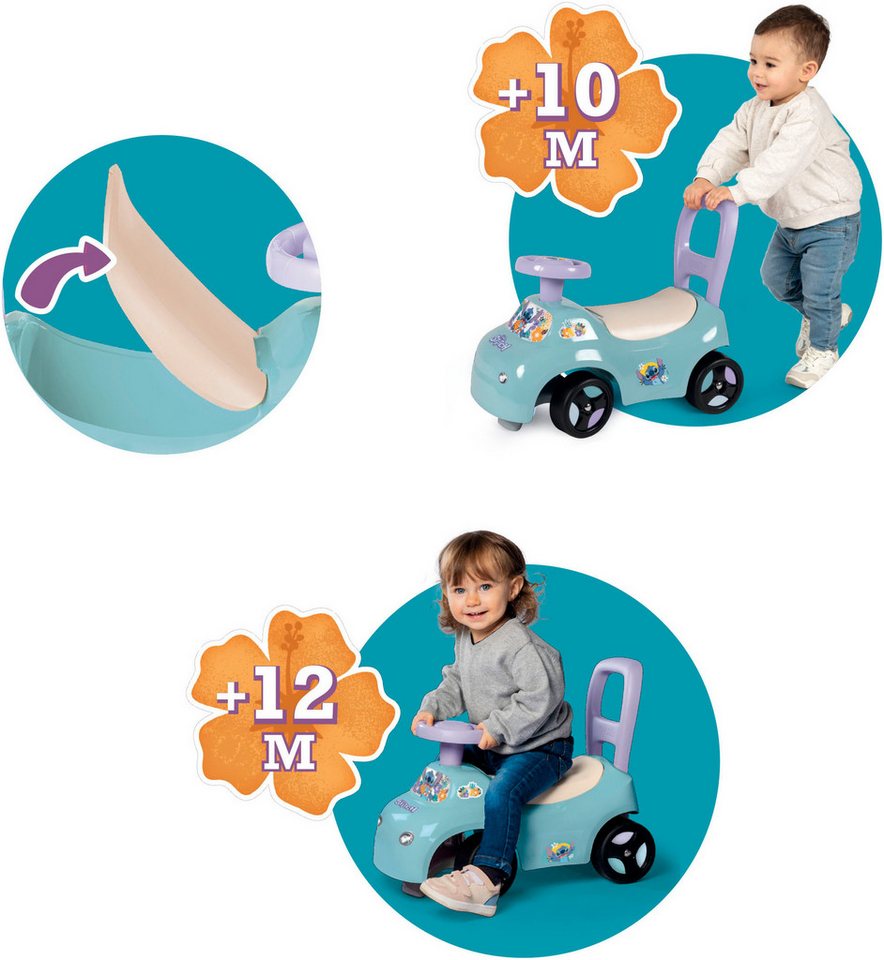 Smoby Rutscherauto Stitch Rutschauto, Made in Europe – Bild 3 von 5