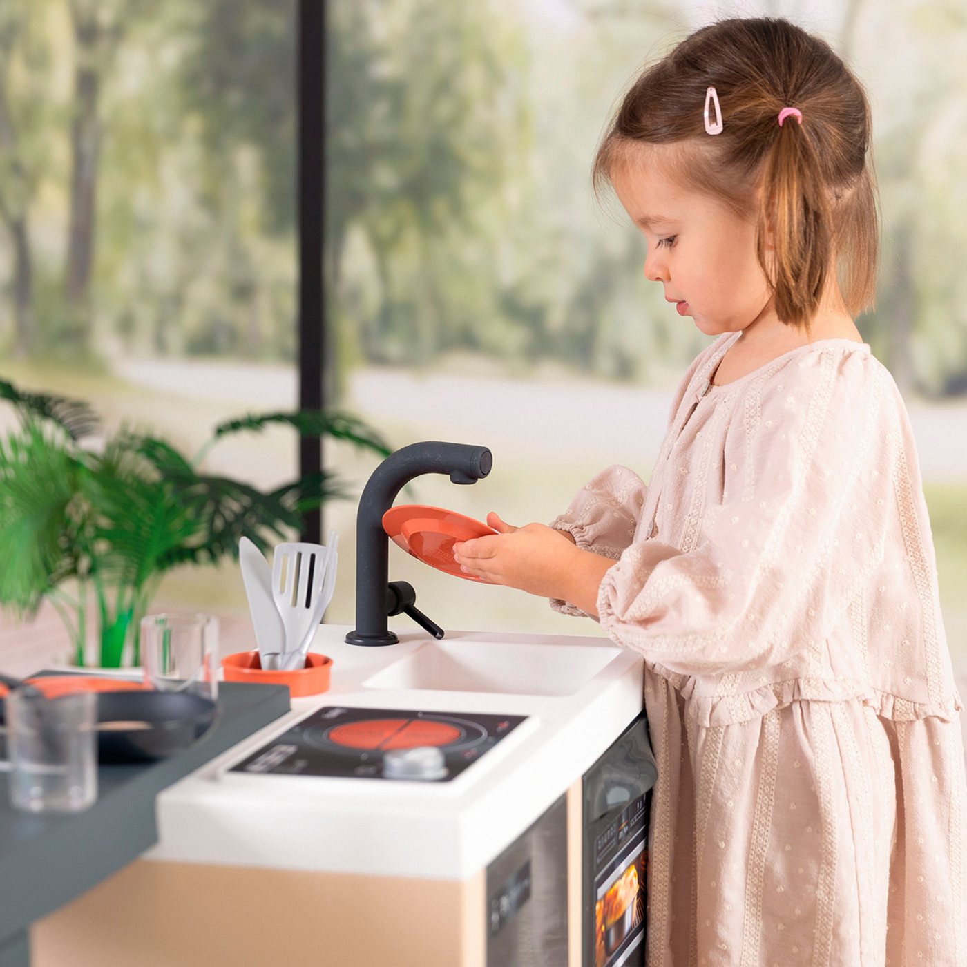 Smoby Spielküche Spielküche Kücheninsel Kunststoff, Made in Europe – Bild 5 von 5