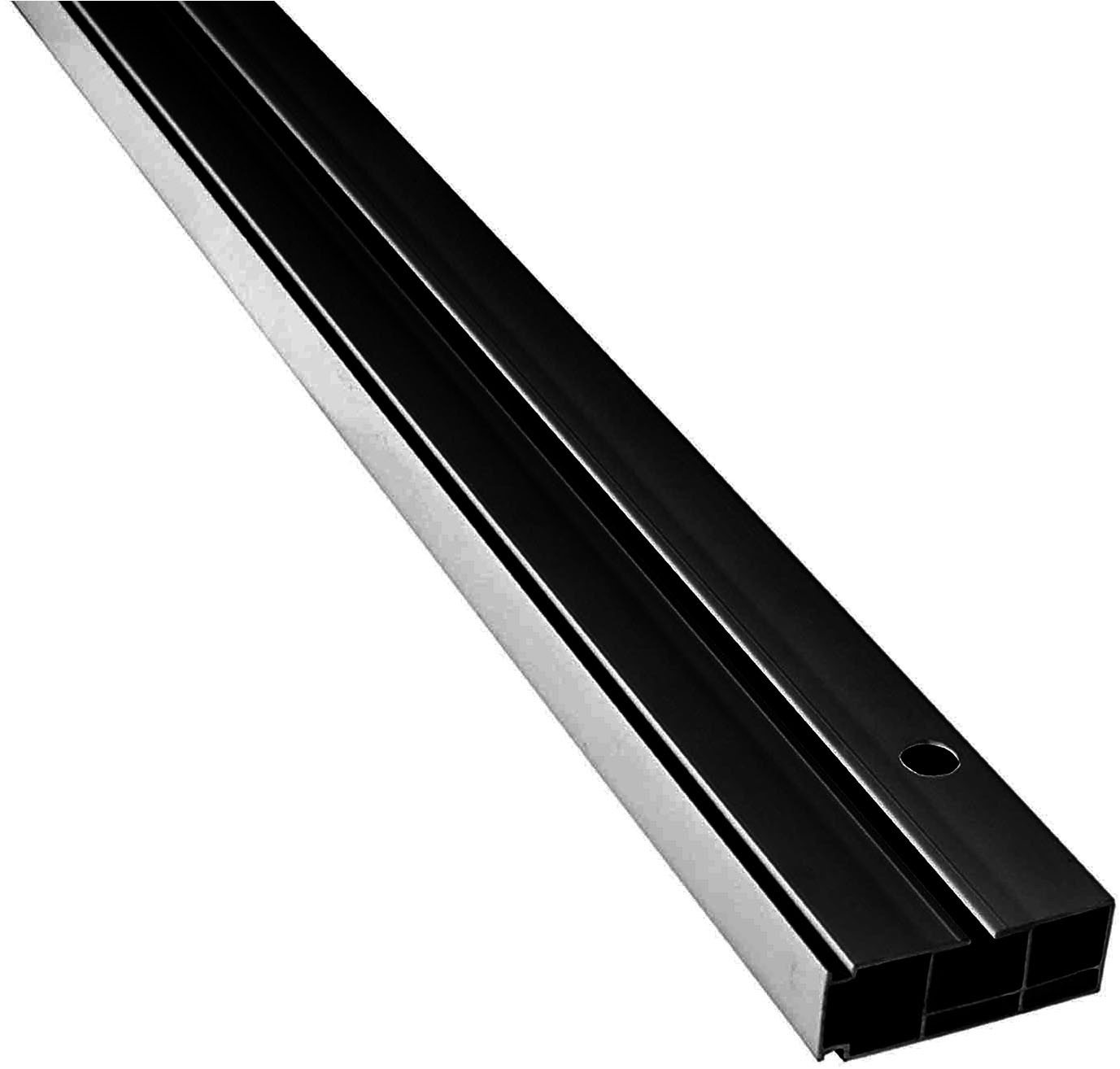 SN DECO GROUP Gardinenschiene Vorhangschiene SH (1) mit Blende 5 cm, 1-läufig, Fixmaß, mit Bohren, verschraubt, Kunststoff – Bild 3 von 5
