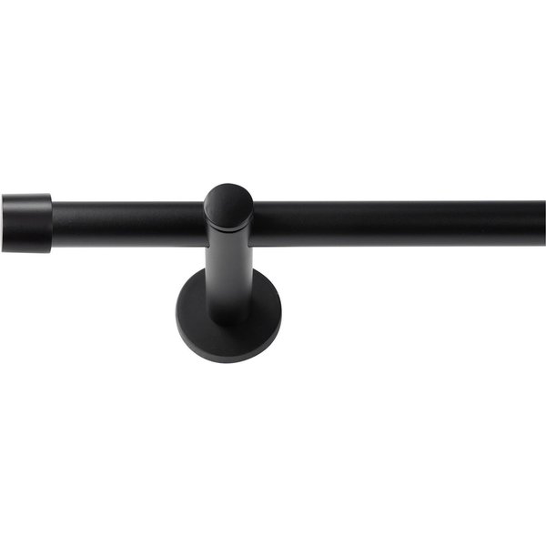 SN DECO GROUP Gardinenstange Gardinenstange Brest Ø 19 mm, 1-läufig, Fixmaß, verschraubt, Stahl, Ø 19 mm, Fixmaß, kürzbar