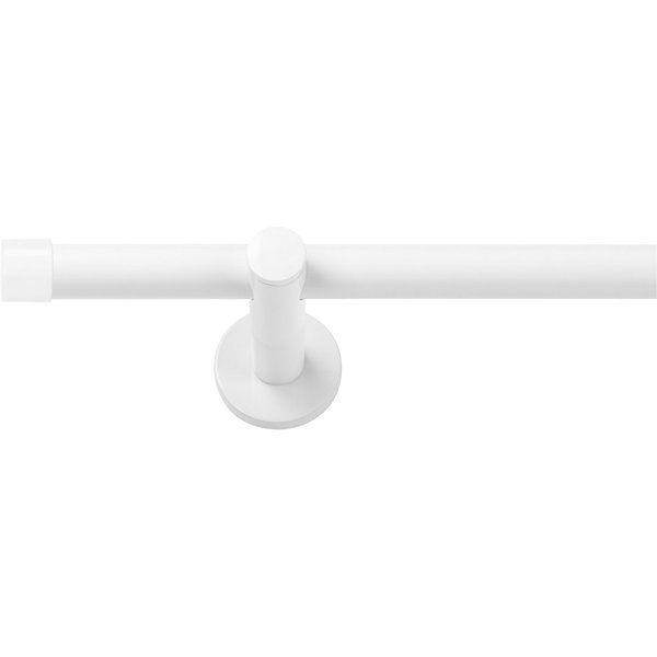 SN DECO GROUP Gardinenstange Gardinenstange Brest Ø 19 mm, 1-läufig, Fixmaß, verschraubt, Stahl, Ø 19 mm, Fixmaß, kürzbar