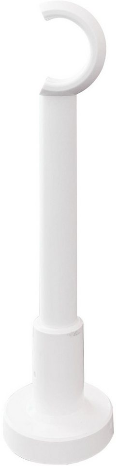 SN DECO GROUP Gardinenstange Gardinenstange Como, 1-läufig, Fixmaß, mit Bohren, verschraubt, Kunststoff, Stahl – Bild 3 von 4