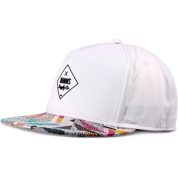 Djinns Snapback Cap Djinns 5 Panel Snapback Cap Rubber Aztek (Basecap, Basecap, Snapback Cap) Flaches Schild mit Aztek Muster