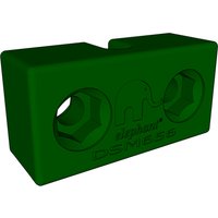 SNAPFIX® 12er Pack zur Befestigung an Dopplelstabmatten, Stärke 6-5-6 mm (Grün)