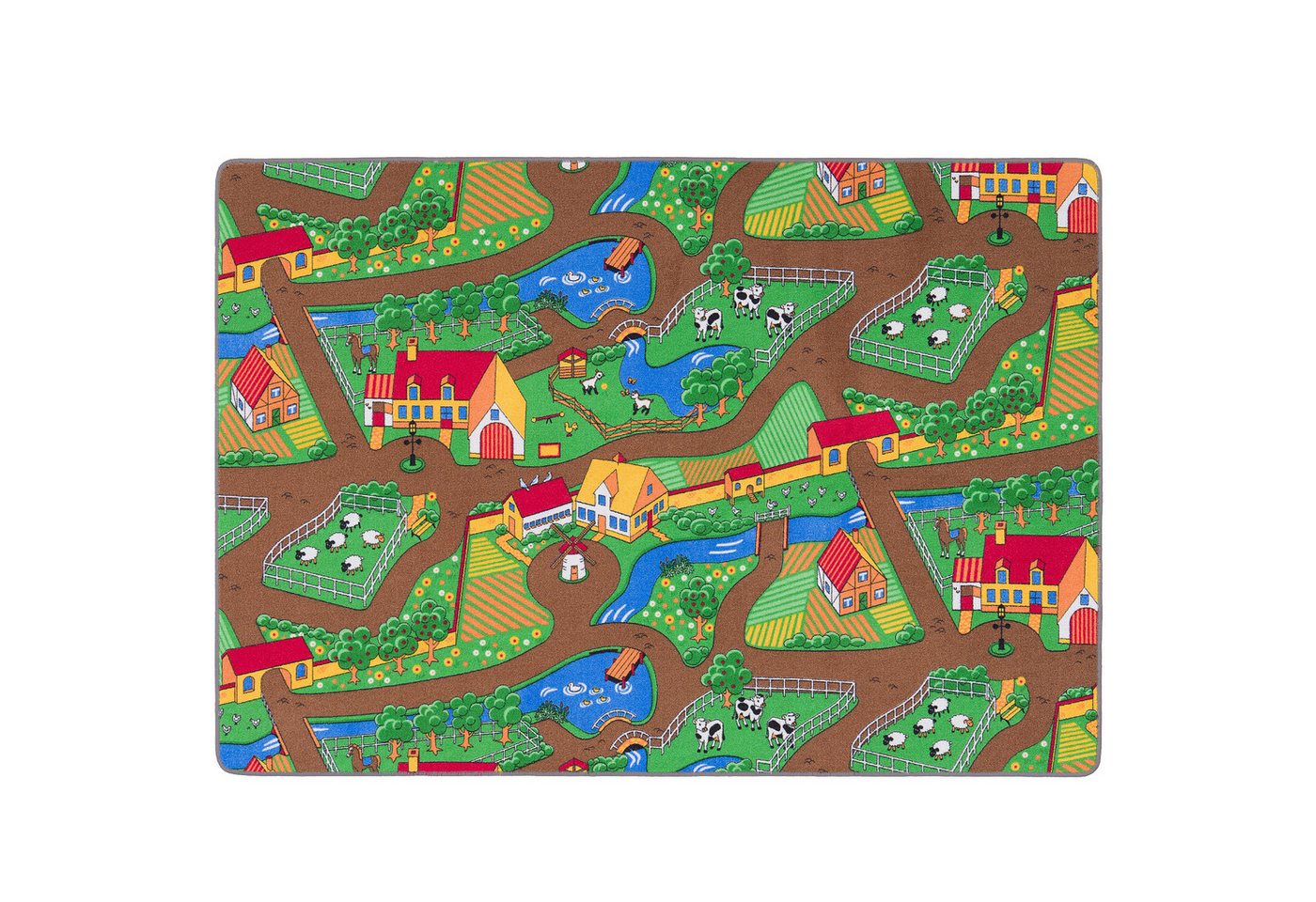 Snapstyle Kinderteppich Straßenteppich Beidseitig Straßenlandschaften, Rechteckig, Höhe: 6 mm – Bild 5 von 5