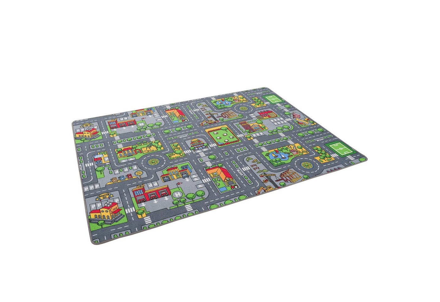 Snapstyle Kinderteppich Straßenteppich Beidseitig Straßenlandschaften, Rechteckig, Höhe: 6 mm – Bild 3 von 5