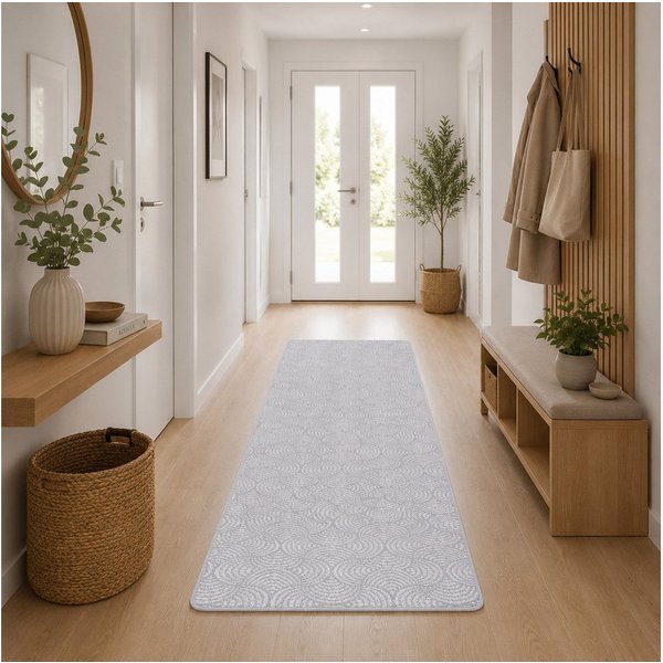 Snapstyle Läufer Läufer Feinschlinge Designer Teppich Circle, Rechteckig, Höhe: 6 mm