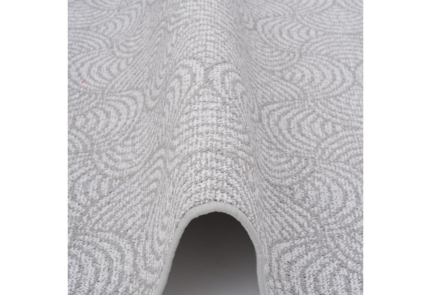 Snapstyle Läufer Läufer Feinschlinge Designer Teppich Circle, Rechteckig, Höhe: 6 mm – Bild 3 von 5