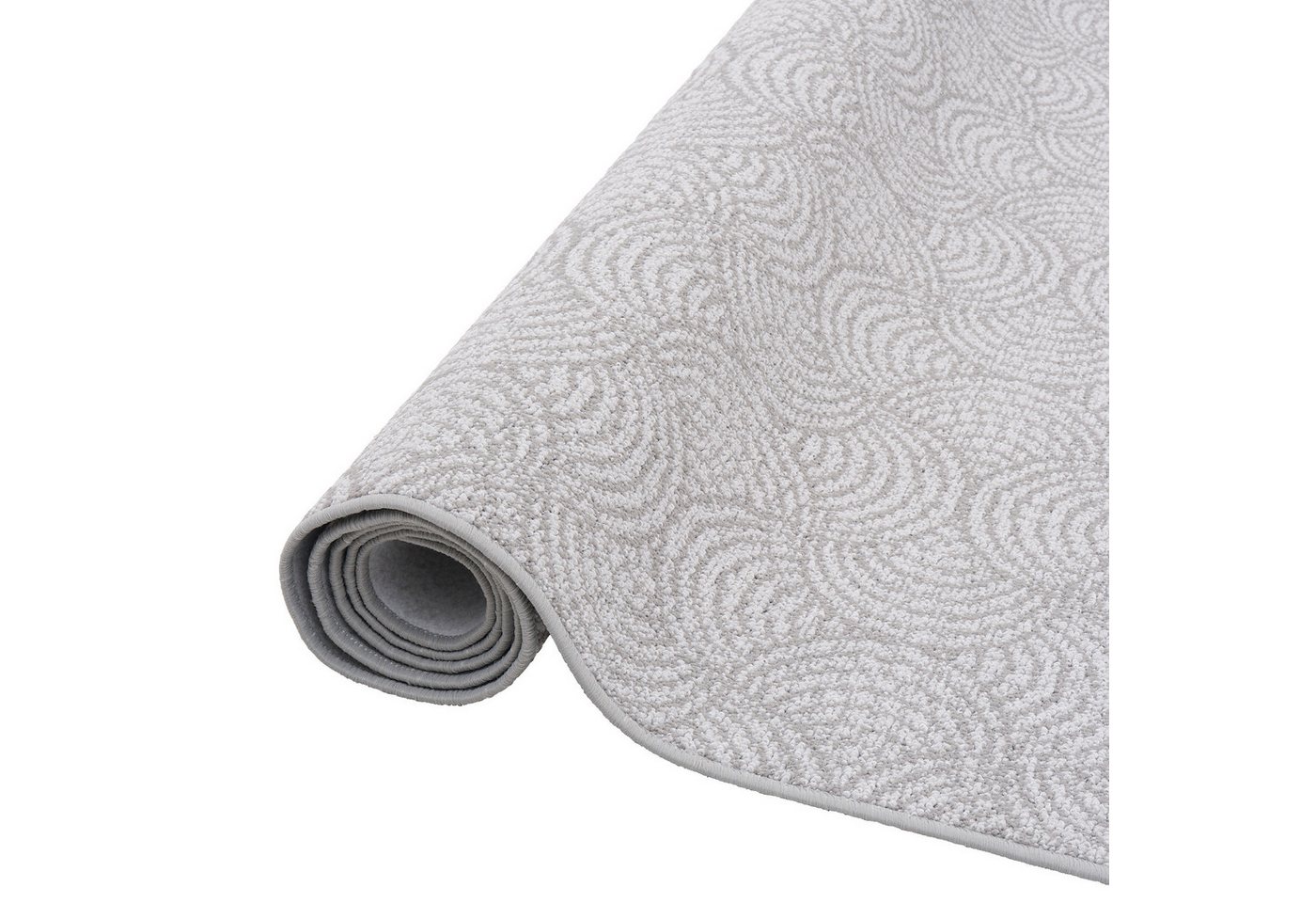 Snapstyle Läufer Läufer Feinschlinge Designer Teppich Circle, Rechteckig, Höhe: 6 mm – Bild 4 von 5
