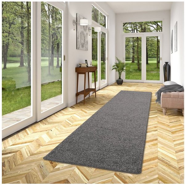 Snapstyle Veloursteppich Hochflor Velours Teppich Läufer Mona, Rechteckig, Höhe: 16 mm