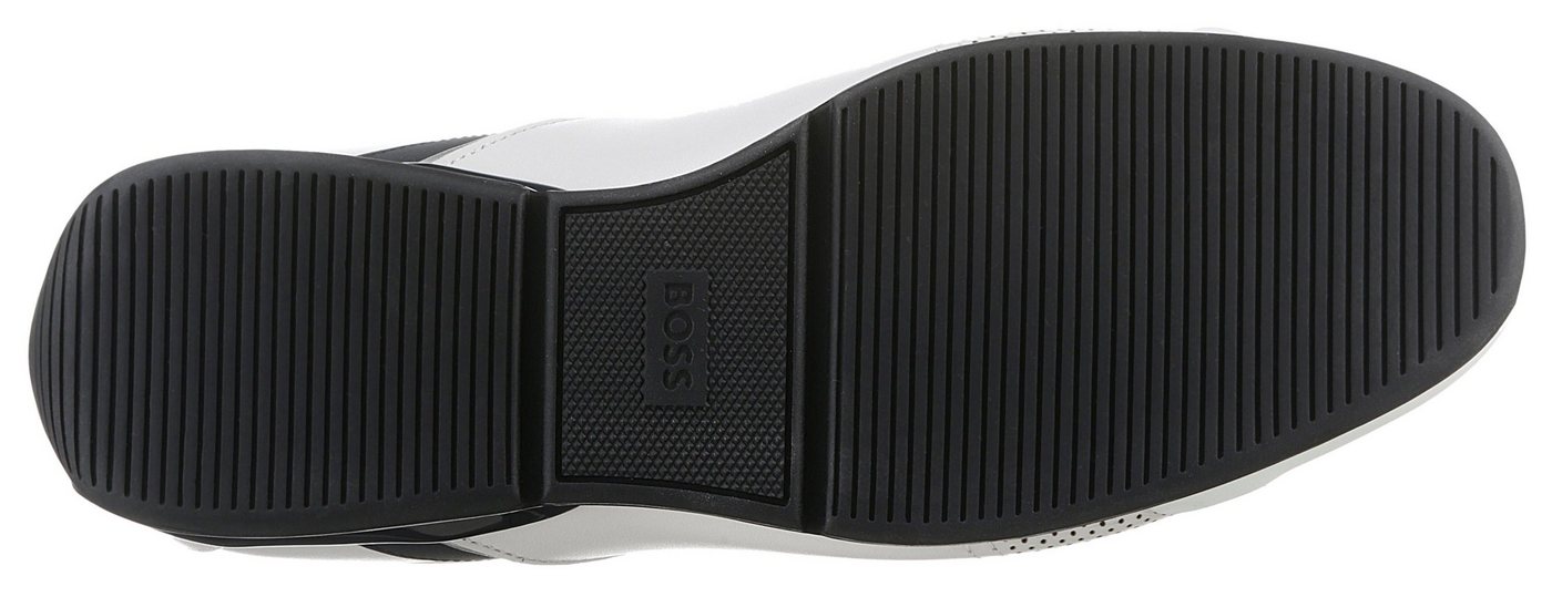 BOSS Sneaker mit BOSS-Markenlabel, Freizeitschuh, Halbschuh, Schnürer,schmale Form – Bild 3 von 5