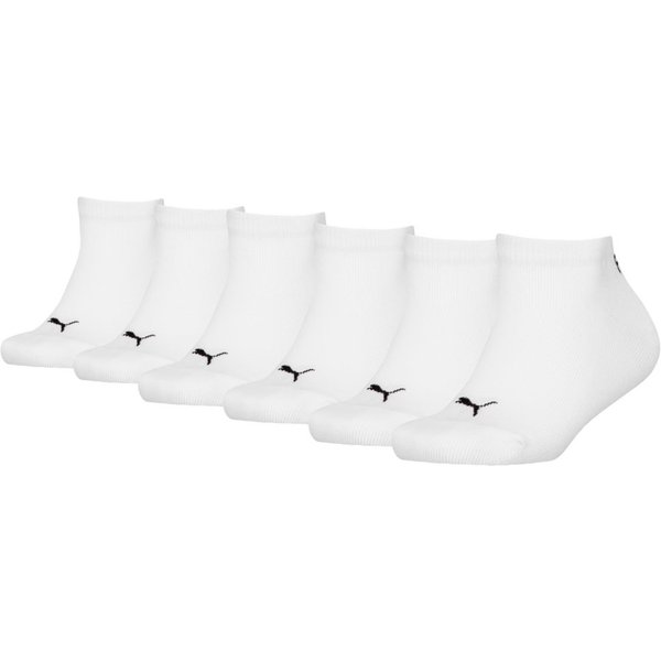 PUMA Sneakersocken PUMA KIDS PLAIN SNEAKER 6P (6 Paar) mit verstärktem Zehenbereich
