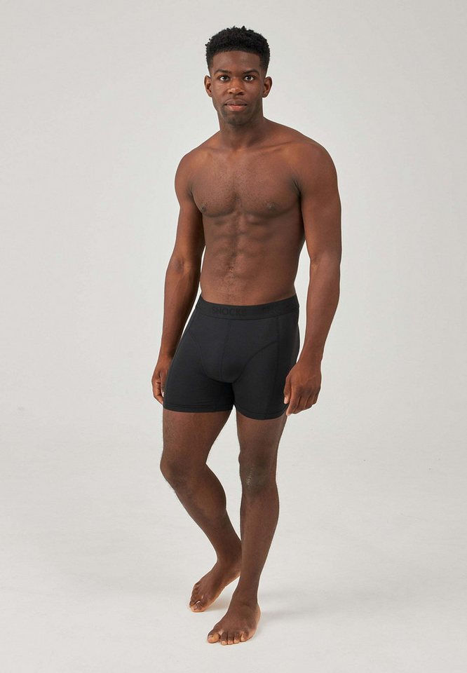 SNOCKS Boxershorts Performance Boxershorts (3-St) mit Mesheinsatz im Schritt – Bild 3 von 5