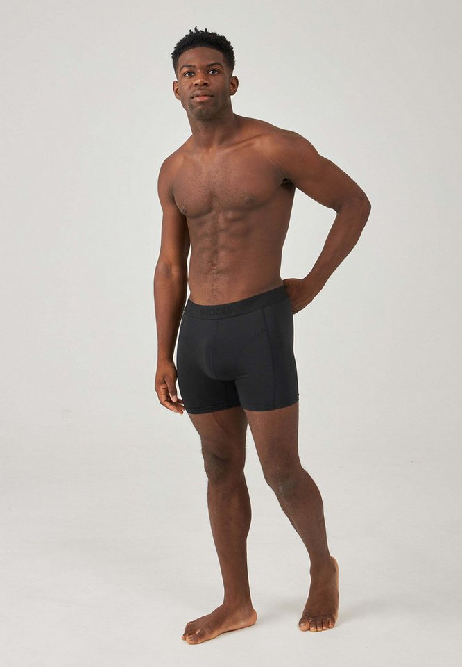 SNOCKS Boxershorts Performance Boxershorts (3-St) mit Mesheinsatz im Schritt – Bild 4 von 5