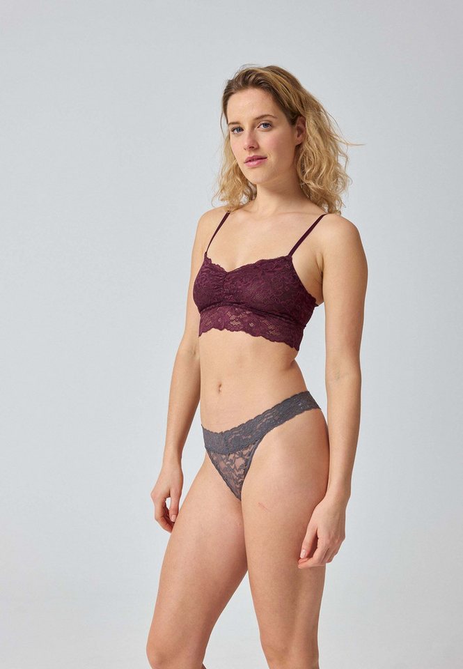 SNOCKS Bustier Spitzen-BH Damen (1 Stück, 1-tlg., 1 Stück) Soft Bustier ohne Bügel aus Spitze, Dessous – Bild 4 von 5