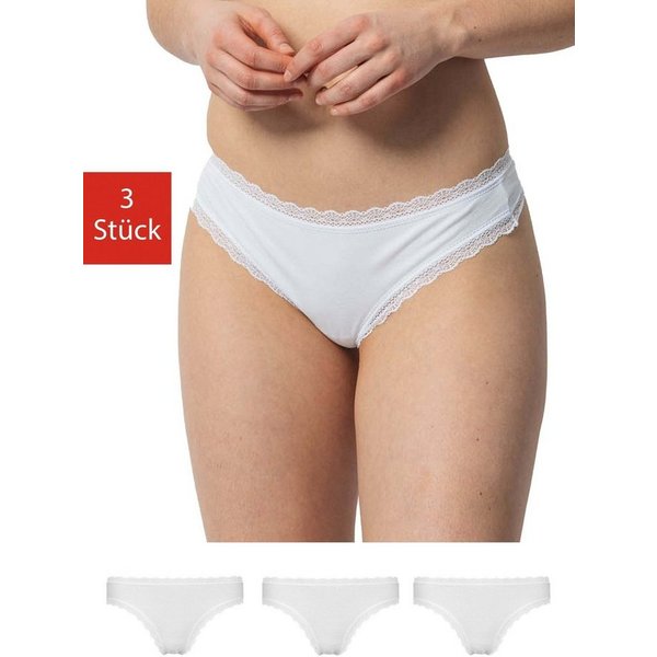 SNOCKS Tanga String Damen Unterhose (3-St) mit Spitze, unsichtbar unter deiner Kleidung