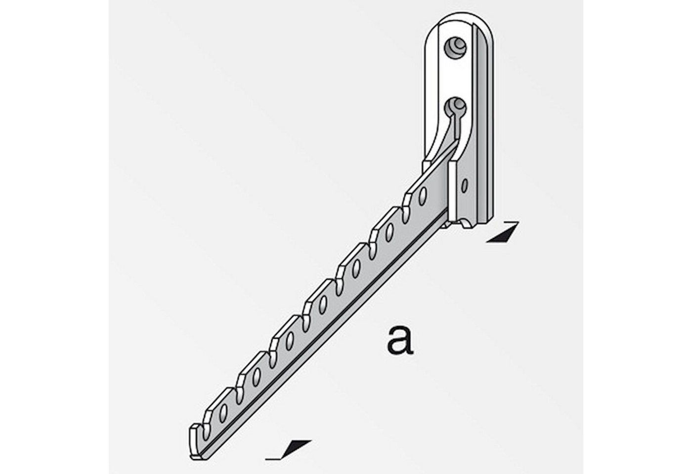SO-TECH® Garderobe OrgaTech Alfer Kleiderlüfter 330 mm (1 St) – Bild 2 von 4