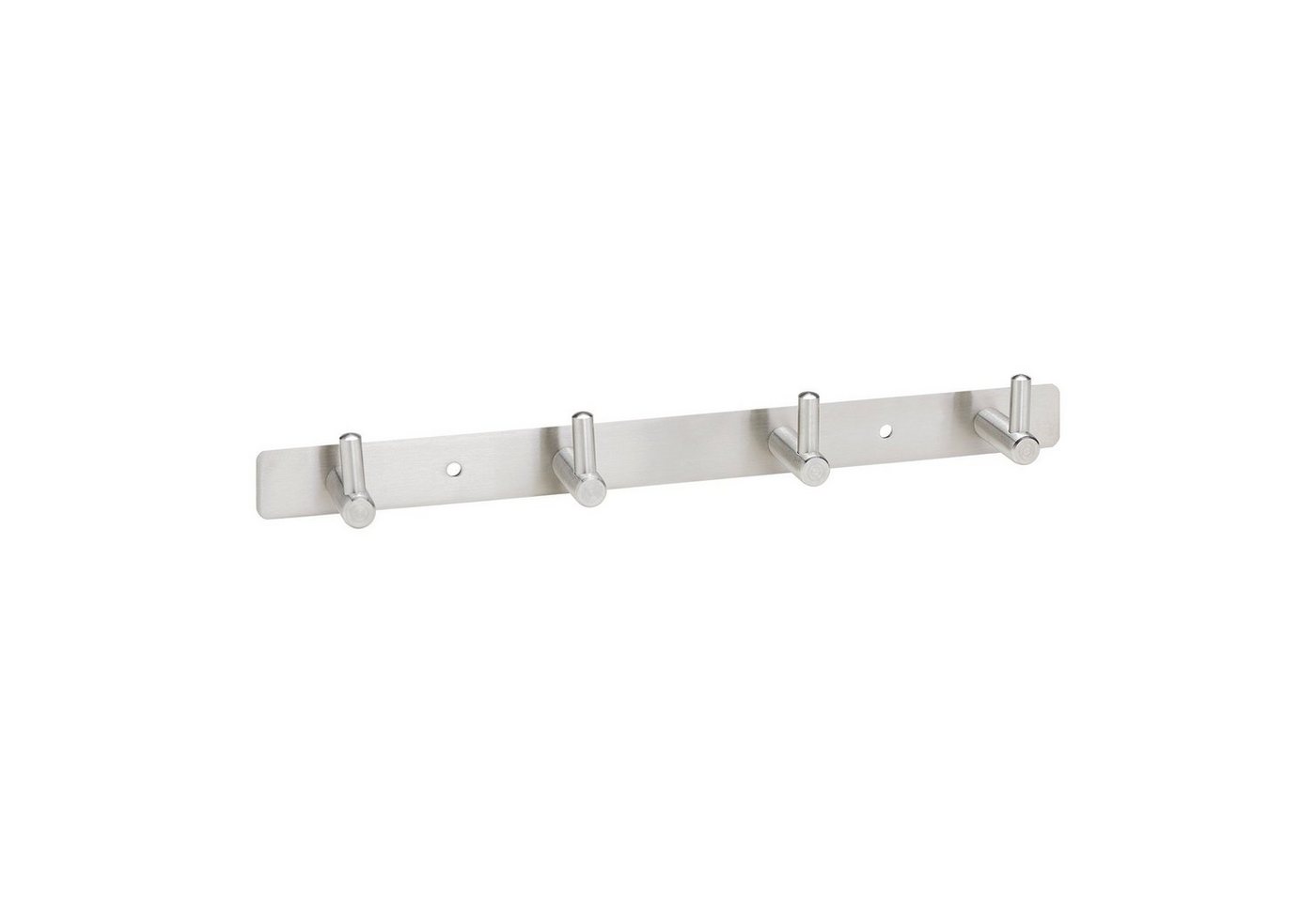 SO-TECH® Garderobenhaken CORA, echt Edelstahl, Hakenleiste für Wandmontage, 4 Haken, Länge 307 mm – Bild 2 von 5