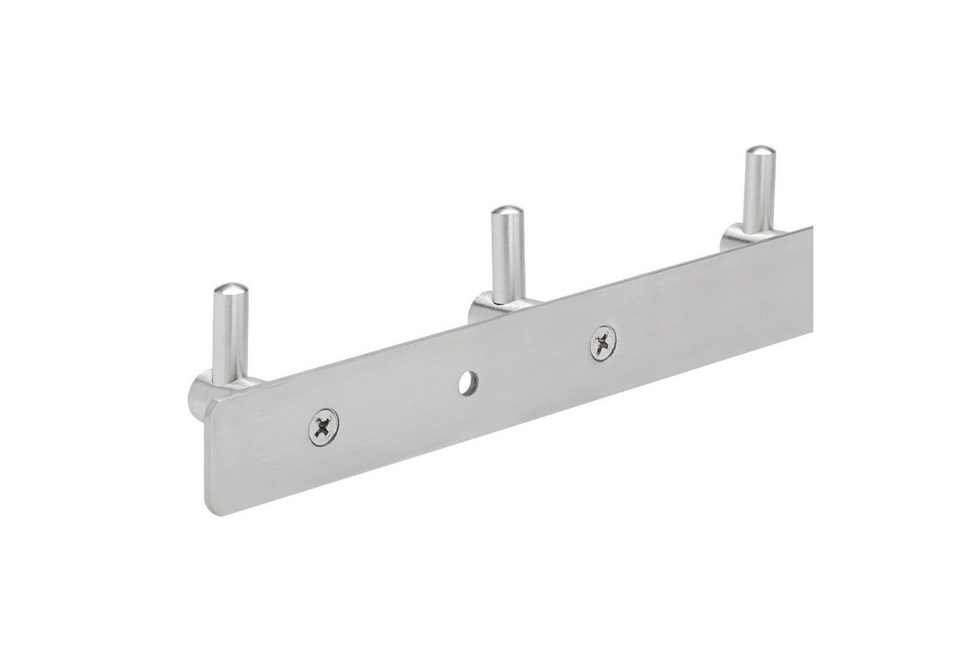 SO-TECH® Garderobenhaken CORA, echt Edelstahl, Hakenleiste für Wandmontage, 4 Haken, Länge 307 mm – Bild 3 von 5