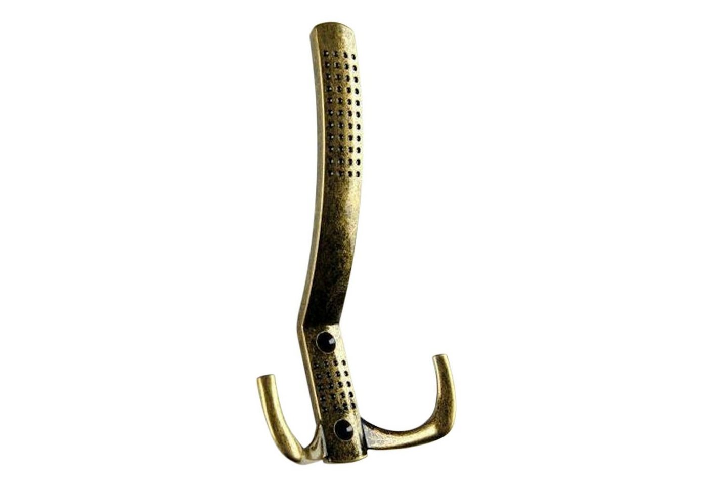 SO-TECH® Garderobenhaken JASMIN, Lochabstand 32 mm (5 St), groß (H x B x T: 143 x 76 x 67 mm), Brüniert – Bild 2 von 4