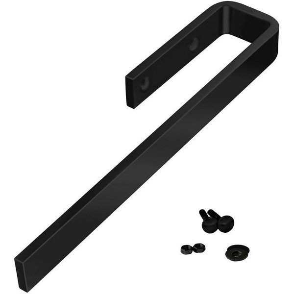 SO-TECH® Handtuchstange PELI, Länge 325 mm, für Schrankmontage, Aluminium massiv, Schwarz matt