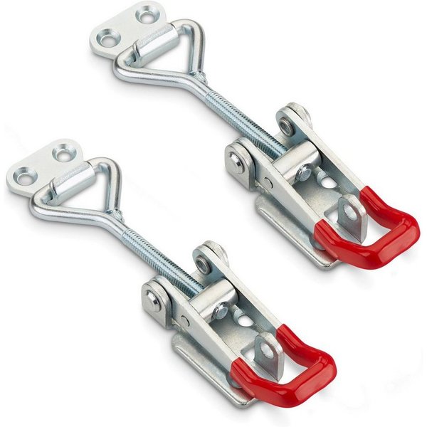 SO-TECH® Kastenriegelschloss Spannverschluss, verstellbarer Schnellspanner, M6 - Haltekraft 220 kg, (2-tlg), M6 (Haltekraft 220 kg, abschließbar) Stahl verzinkt