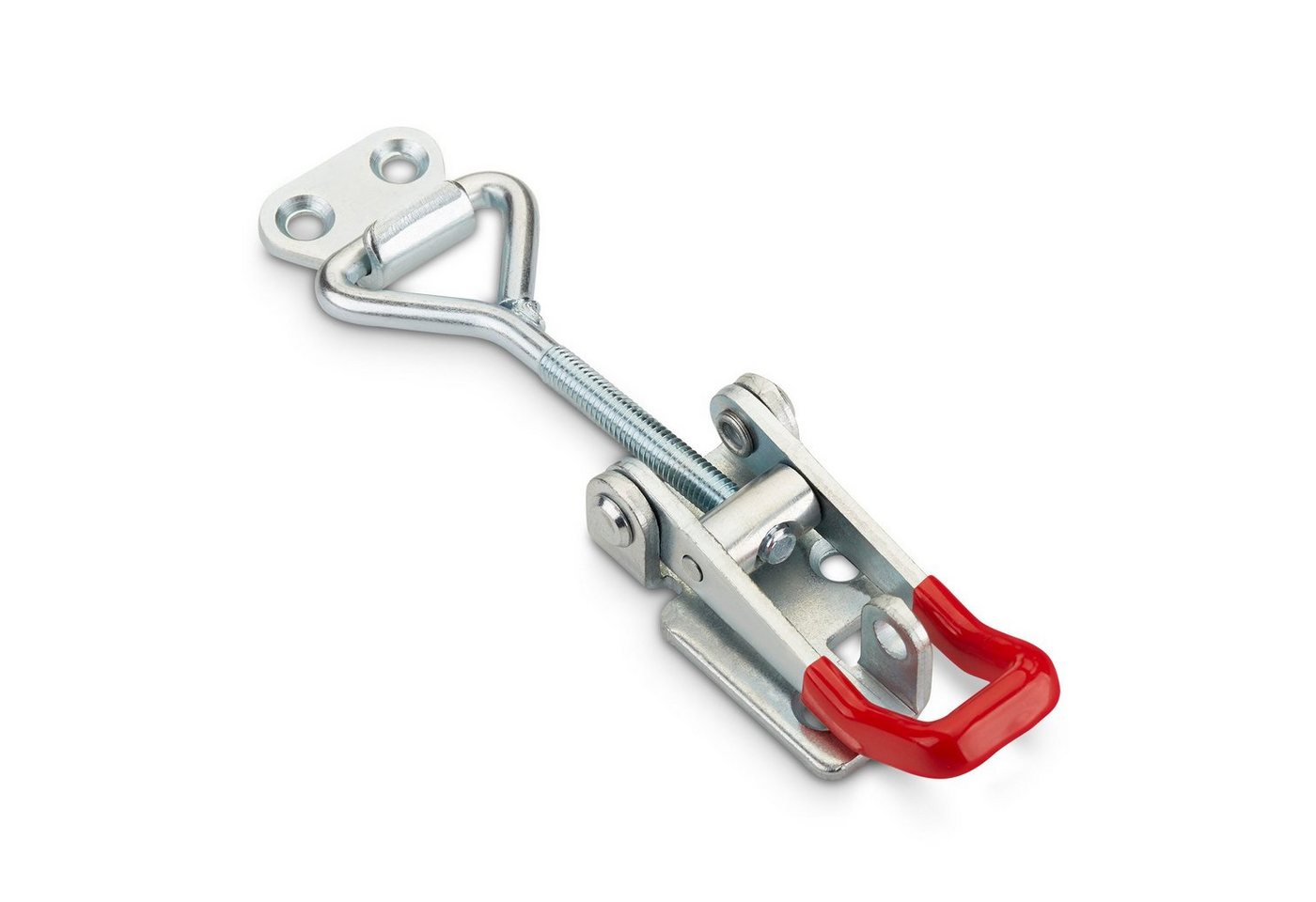 SO-TECH® Kastenriegelschloss Spannverschluss, verstellbarer Schnellspanner, M6 - Haltekraft 220 kg, (2-tlg), M6 (Haltekraft 220 kg, abschließbar) Stahl verzinkt – Bild 2 von 5