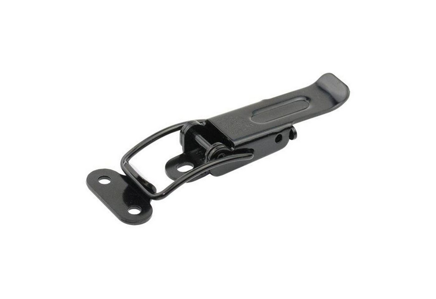 SO-TECH® Kastenriegelschloss Spannverschluss CATCH Kniehebelspanner Tischplattenverbinder, (2-tlg), 2 Stück Hebelverschluss Möbelverbinder schwarz – Bild 2 von 5