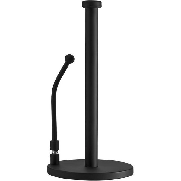 SO-TECH® Küchenrollenhalter Höhe 34 cm, stehend, mit Fixierarm, (1-St), Edelstahl mit schwarzer Oberfläche