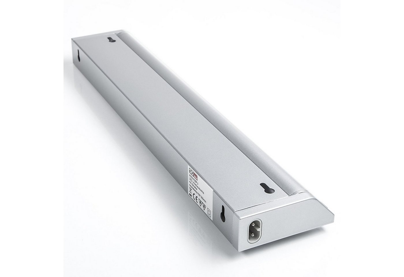 SO-TECH® LED Unterbauleuchte Alessia 350-910 mm mit diffuser Scheibe ohne Lichtpunkte, Reihenschaltung, LED fest integriert, Neutralweiß, 2er Set 5W / 350 mm Lä – Bild 5 von 5