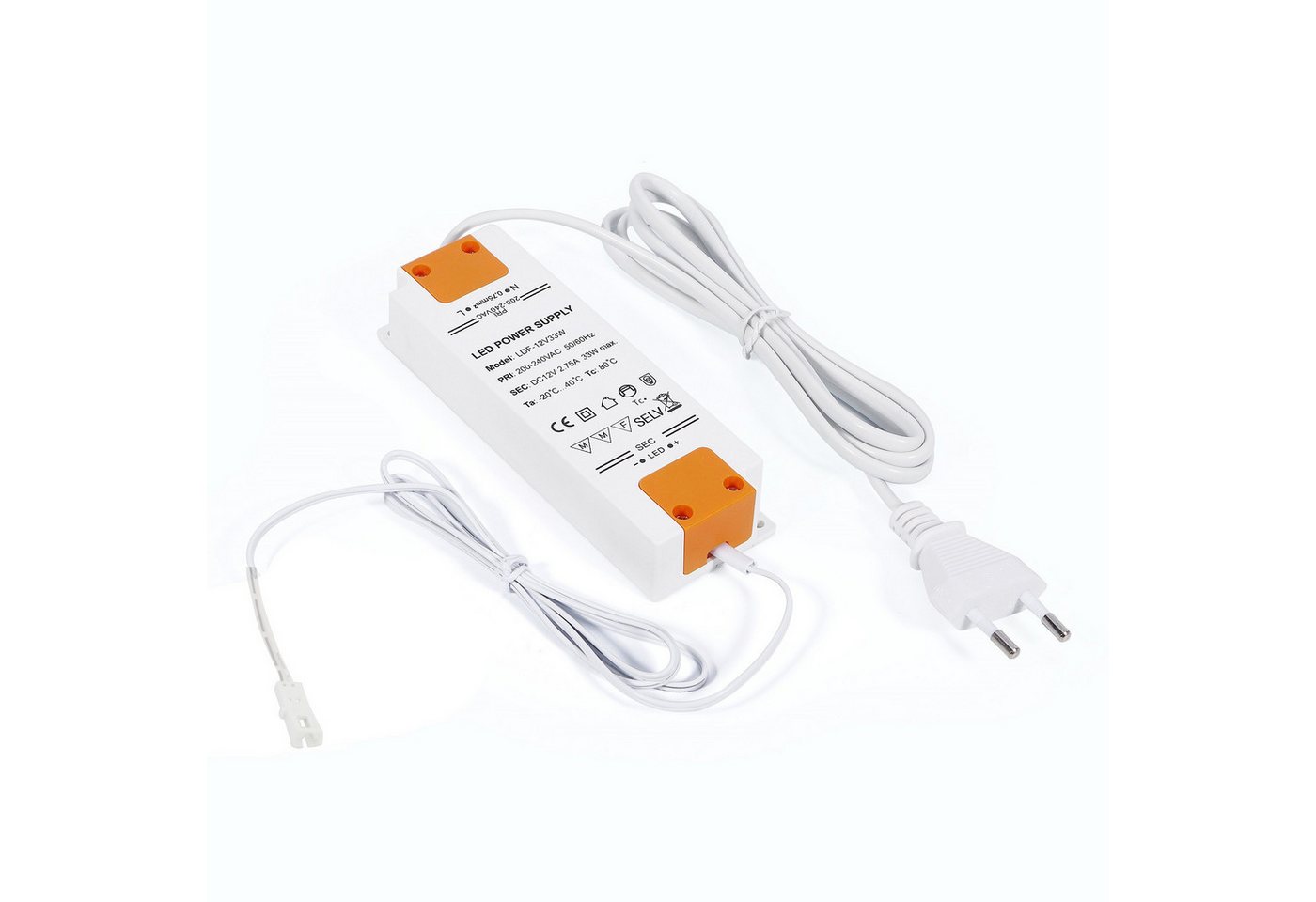 SO-TECH® LED Unterbauleuchte LED Möbelleuchte GIULIA II, stufenlos dimmbar, LED fest integriert, Neutralweiß, 3er Set neutralweiß mit/ohne Sensor inkl. 33W Traf – Bild 4 von 5