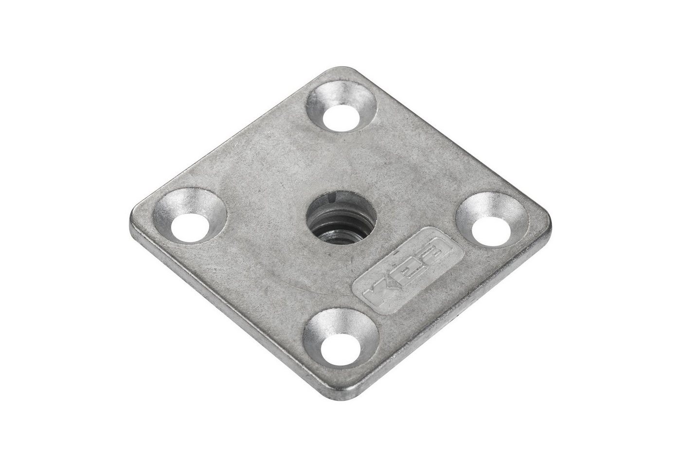 SO-TECH® Möbelbeschlag Tischbeinbeschlag KEA Möbelfußverbinder (1 St), Tischbeinverbinder eckig 47,5x47,5mm für M8-Gewindeschraube – Bild 3 von 5
