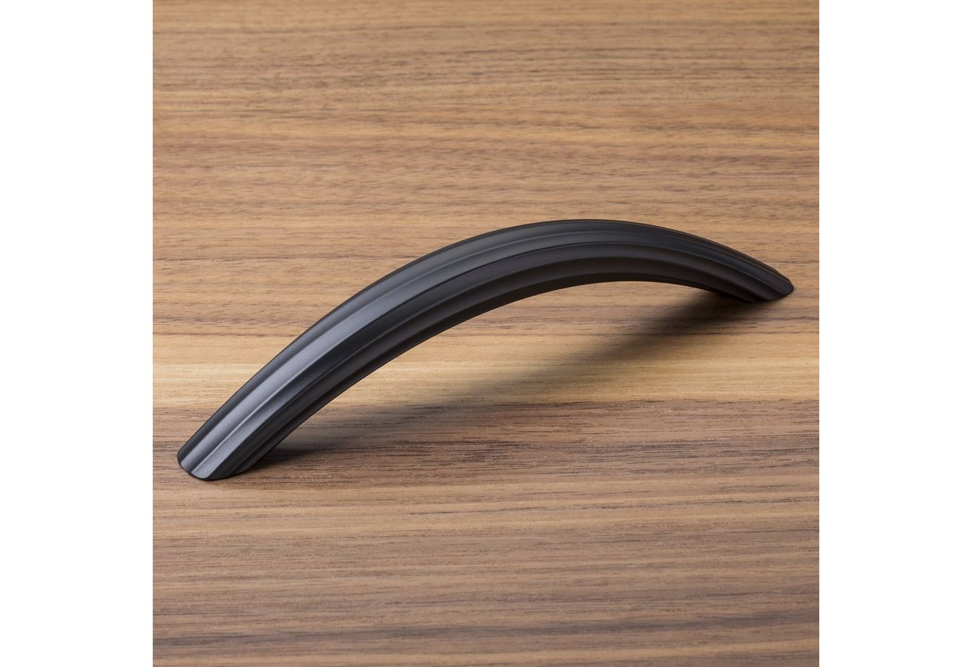 SO-TECH® Möbelgriff Bogengriff DIVIN, Lochabstand 128 mm, Schwarz matt - inkl. Schrauben – Bild 2 von 5
