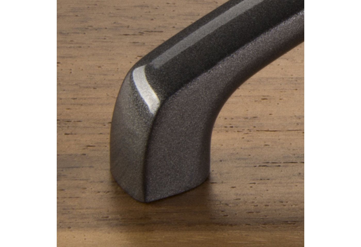SO-TECH® Möbelgriff Bügelgriff BA 128 mm Graphit (1-St), aus Zinkdruckguss, incl. Schrauben – Bild 2 von 3