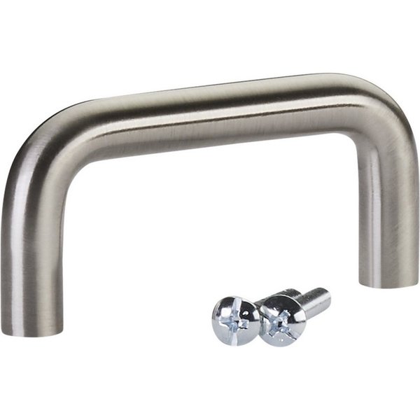 SO-TECH® Möbelgriff Bügelgriff BG03, Durchmesser 10 mm, Lochabstände 64-320 mm, Edelstahloptik, Lochabstand 64 mm - inkl. Schrauben