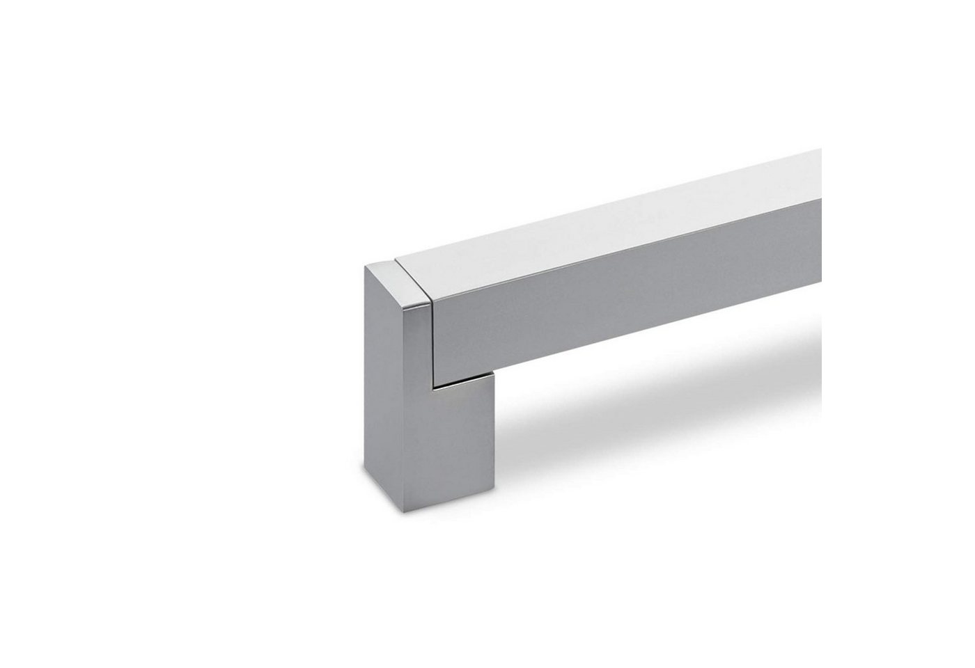SO-TECH® Möbelgriff Bügelgriff eckig Aluminium BA 128 - 320 mm - incl. Schrauben, Lochabstand 160 mm silber eloxiert - inkl. Schrauben – Bild 2 von 4