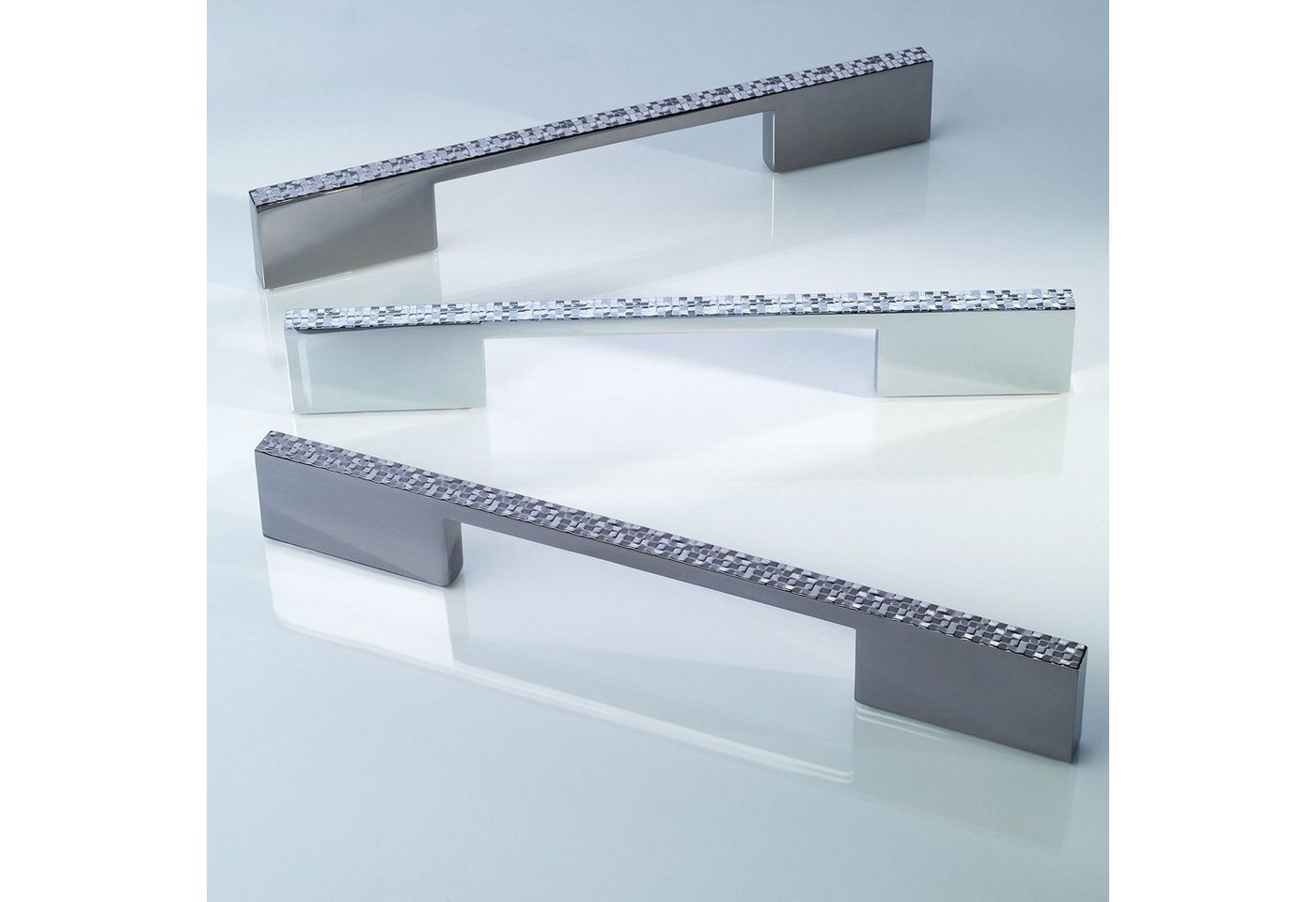 SO-TECH® Möbelgriff Bügelgriff SARI BA 160/192 mm, inkl. Schrauben (1-St), Chrom poliert von SCHÜCO ALU COMPETENCE – Bild 2 von 4