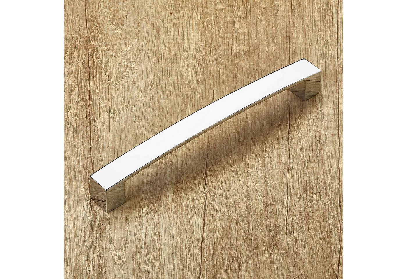SO-TECH® Möbelgriff Bügelgriff ST01 Chrom BA 128 - 416 mm - incl. Schrauben, Lochabstand 128 mm - inkl. Schrauben – Bild 2 von 3