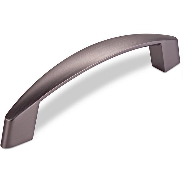 SO-TECH® Möbelgriff Bügelgriff THEA BA 96 - 128 mm - incl. Schrauben, Lochabstand 96 mm Edelstahloptik matt dunkel inkl Schrauben