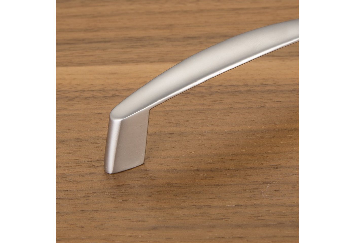 SO-TECH® Möbelgriff Bügelgriff UN17 BA 96 mm oder 128 mm, Lochabstand 96 mm Chrom matt - inkl. Schrauben – Bild 3 von 5