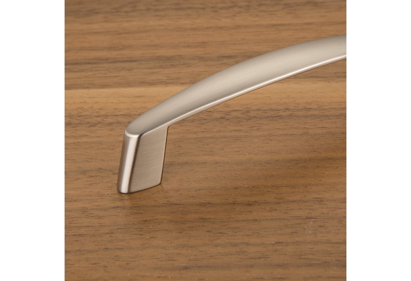 SO-TECH® Möbelgriff Bügelgriff UN17 BA 96 mm oder 128 mm, Lochabstand 96 mm Edelstahloptik - inkl. Schrauben – Bild 3 von 5
