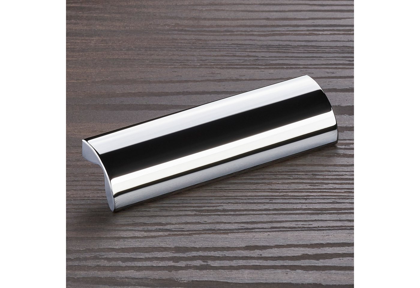 SO-TECH® Möbelgriff Griffleiste EMMA BA 96 - 320 mm, inkl. Schrauben (1-St), BA 96 mm Chrom poliert von SCHÜCO ALU COMPETENCE – Bild 2 von 5