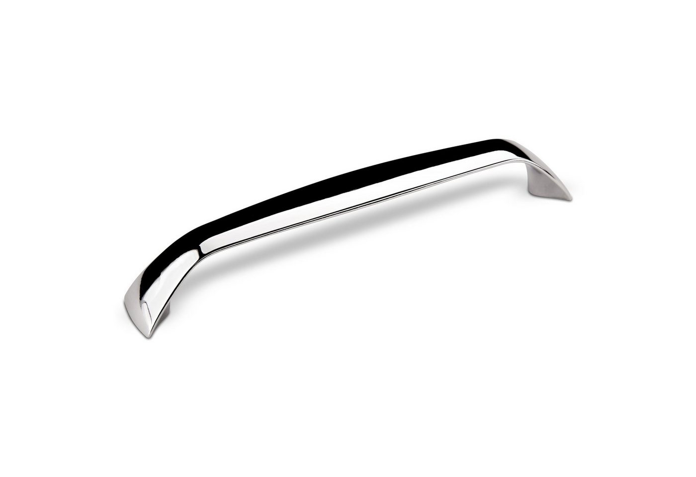 SO-TECH® Möbelgriff JOEN, moderner Bügelgriff aus Zinkdruckguss (1-St), Chrom poliert Bohrlochabstand (BA) 128 mm – Bild 2 von 5